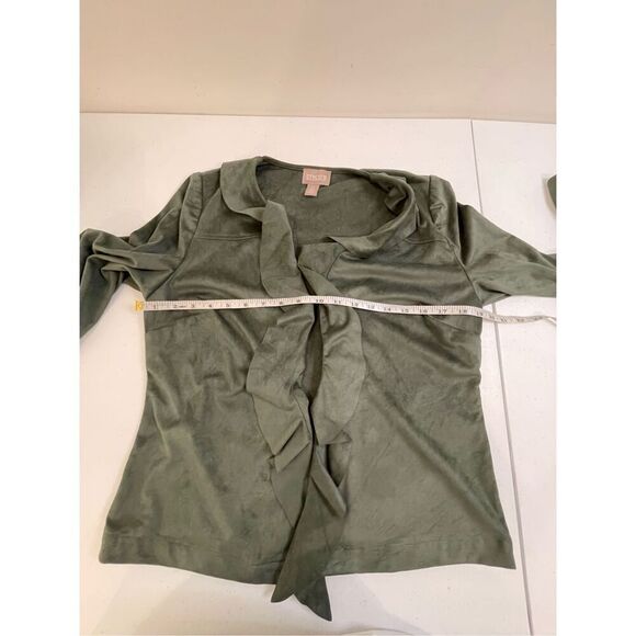 Chico’s women’s bundle lot jacket and blouse size 0 or small - Picture 9 of 12